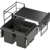 VS ENVI Water hulladékgyűjtő KB 800 mm 2 x 10/1 x 22 L lávaszürke