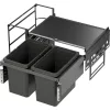 VS ENVI Water hulladékgyűjtő KB 800 mm 2 x 22 L lávaszürke