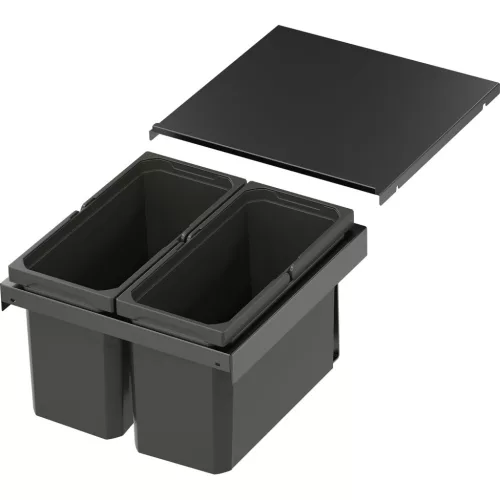 VS ENVI Flex XS-256 hulladékgyűjtő KB 450 mm 2 x 12 Liter láva