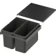 VS ENVI Flex XS-256 hulladékgyűjtő KB 450 mm 2 x 12 Liter láva