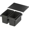 VS ENVI Flex XS-256 hulladékgyűjtő KB 600 mm 2 x 16 Liter láva