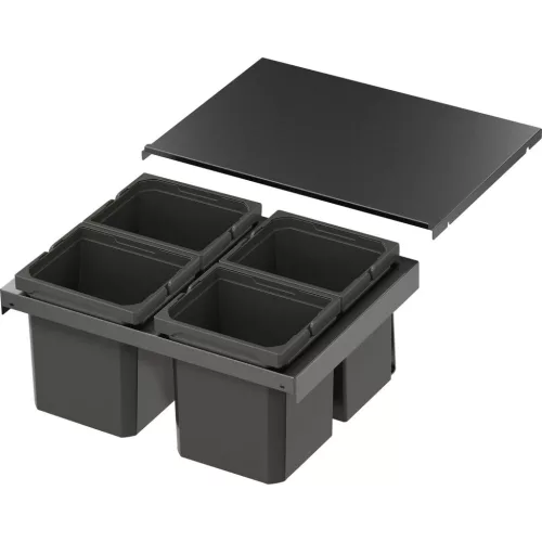 VS ENVI Flex XS-256 hulladékgyűjtő KB 600 mm 4 x 7 Liter láva