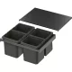 VS ENVI Flex XS-256 hulladékgyűjtő KB 600 mm 4 x 7 Liter láva