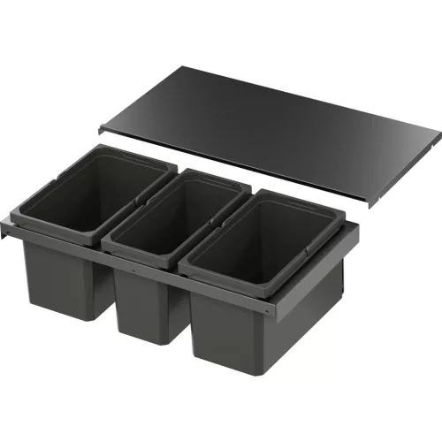 VS ENVI Flex XS-256 hulladékgyűjtő KB 800 mm 2 x 16/1 x 12 Liter láva