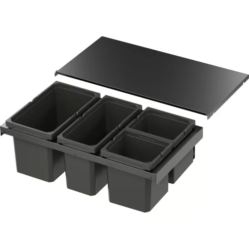 VS ENVI Flex XS-256 hulladékgyűjtő KB 800 mm 1 x 16/1 x 21/2 x 7 Liter láva