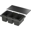 VS ENVI Flex XS-256 hulladékgyűjtő KB 900 mm 3 x 16 Liter láva
