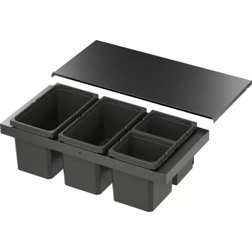 VS ENVI Flex XS-256 hulladékgyűjtő KB 900 mm 2 x 16/2 x 7 Liter láva