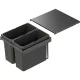 VS ENVI Flex hulladékgyűjtő KB 450 mm 2 x 16 Liter láva