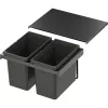 VS ENVI Flex hulladékgyűjtő KB 600 mm 2 x 22 Liter láva