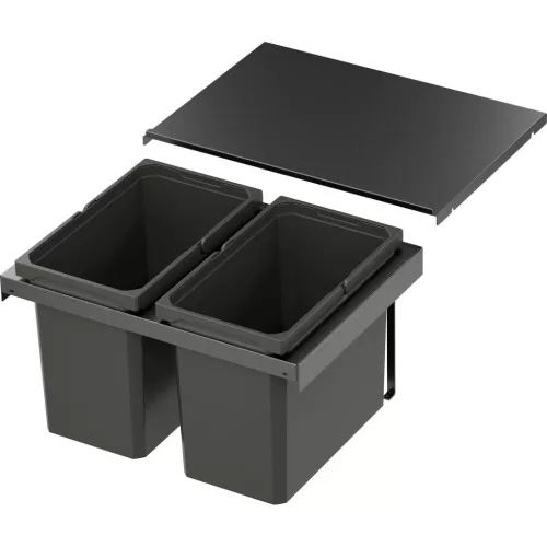 VS ENVI Flex hulladékgyűjtő KB 600 mm 2 x 22 Liter láva
