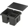 VS ENVI Flex hulladékgyűjtő KB 600 mm 1 x 22/2 x 10 Liter láva