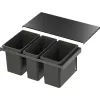 VS ENVI Flex hulladékgyűjtő KB 800 mm 2 x 22/1 x 16 Liter láva