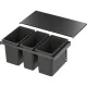 VS ENVI Flex hulladékgyűjtő KB 800 mm 2 x 22/1 x 16 Liter láva