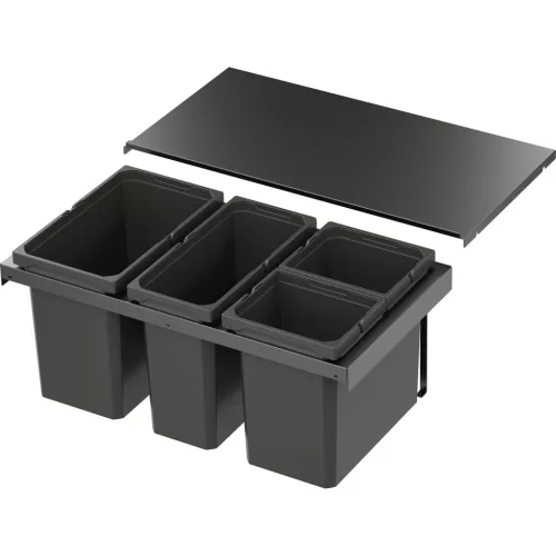 VS ENVI Flex hulladékgyűjtő KB 800 mm 1 x 22/1 x 16/2 x 10 Liter láva