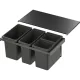 VS ENVI Flex hulladékgyűjtő KB 800 mm 1 x 22/1 x 16/2 x 10 Liter láva