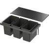 VS ENVI Flex hulladékgyűjtő KB 900 mm 3 x 20 Liter láva