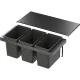 VS ENVI Flex hulladékgyűjtő KB 900 mm 3 x 20 Liter láva