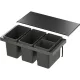 VS ENVI Flex hulladékgyűjtő KB 900 mm 2 x 22/2 x 10 Liter láva