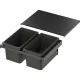 VS ENVI Flex XS-216 hulladékgyűjtő KB 600 mm 2 x 13 Liter láva