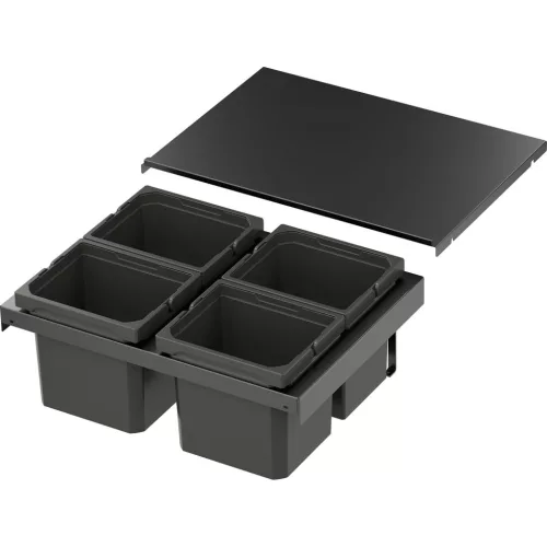 VS ENVI Flex XS-216 hulladékgyűjtő KB 600 mm 4 x 6 Liter láva