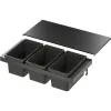 VS ENVI Flex XS-216 hulladékgyűjtő KB 900 mm 3 x 13 Liter láva