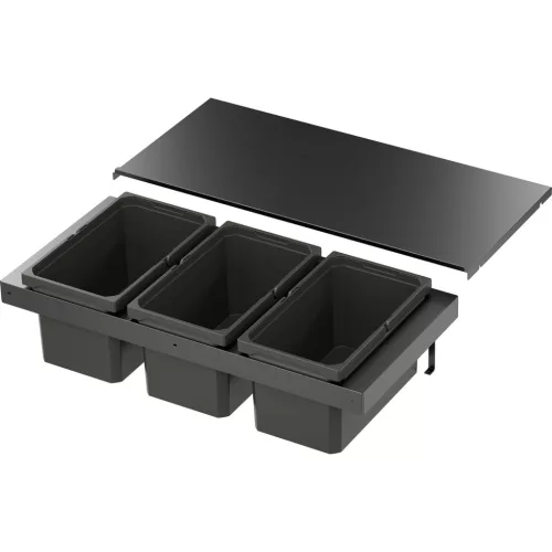 VS ENVI Flex XS-216 hulladékgyűjtő KB 900 mm 3 x 13 Liter láva