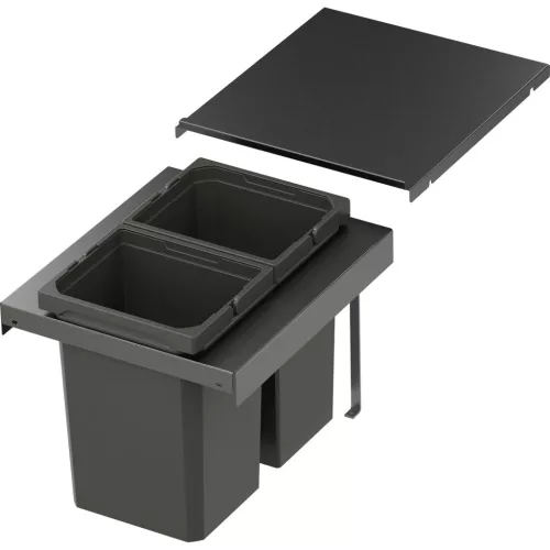 VS ENVI Flex hulladékgyűjtő KB 400 mm 2 x 10 Liter láva