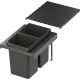 VS ENVI Flex hulladékgyűjtő KB 400 mm 2 x 10 Liter láva