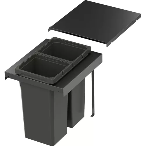 VS ENVI Flex Pro hulladékgyűjtő KB 400 mm 2 x 12.5 Liter láva
