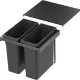 VS ENVI Flex Pro hulladékgyűjtő KB 450 mm 2 x 21 Liter láva