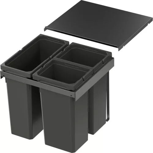 VS ENVI Flex Pro hulladékgyűjtő KB 500 mm 1 x 21/2 x 12.5 Liter láva