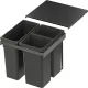 VS ENVI Flex Pro hulladékgyűjtő KB 500 mm 1 x 21/2 x 12.5 Liter láva
