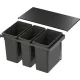 VS ENVI Flex Pro hulladékgyűjtő KB 800 mm 2 x 28/1 x 21 Liter láva