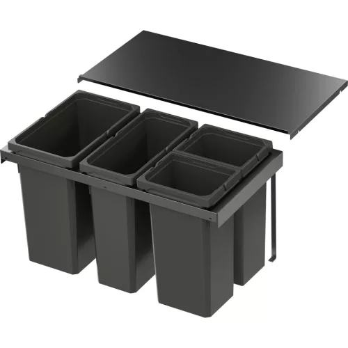 VS ENVI Flex Pro hulladékgyűjtő 800 mm 1 x 28/1 x 21/2 x 12.5 Liter láva