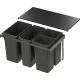 VS ENVI Flex Pro hulladékgyűjtő 800 mm 1 x 28/1 x 21/2 x 12.5 Liter láva