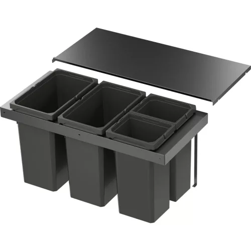 VS ENVI Flex Pro hulladékgyűjtő KB 900 mm 2 x 28/2 x 12.5 Liter láva