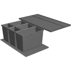   NINKA eins2vier hulladékgyűjtő szett 900oldalfal 18-19 mm Legrabox sötétszürke