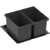 VS ENVI Free Plus hulladékgyűjtő 600/magasság 256mm 2 x 16 L láva