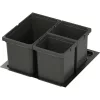 VS ENVI Free Plus hulladékgyűjtő 600/magasság 256mm 1 x 16/2 x 7 L láva