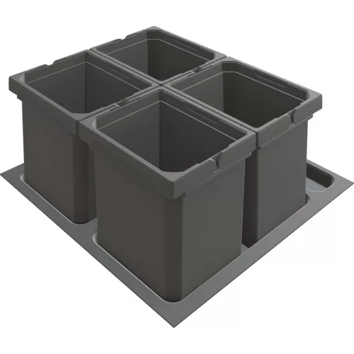 VS ENVI Free Plus hulladékgyűjtő 600/magasság 256mm 4 x 7 L láva