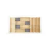 Move evőeszköztartó fiókbetét 300 x 43 x 472 mm világos tölgy