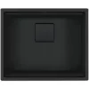 SOLIDO aláépíthető mosogató Kubus KNG 110-52 húzógombos black edition