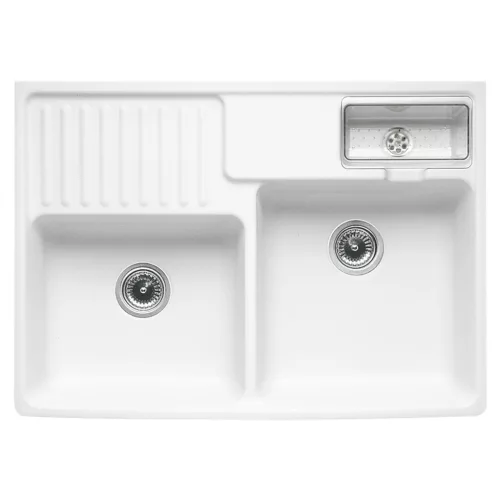 VILLEROY & BOCH 6323.92.R1 mosogató 895 x 63 x 22 cm fehér-alpin