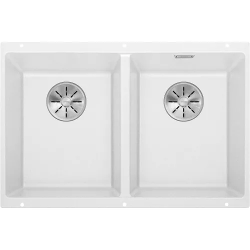 BLANCO aláépíthető mosogató Subline 350/350 U fehér (523578)