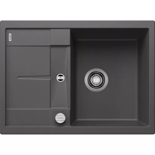 BLANCO beép.mos. Metra 45 S Compact szikl.szürkeforgógom.garnitúrával megford.
