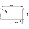 BLANCO beép.mos.Metra XL 6 S kávé forgógombgarnitúrávalmegf.
