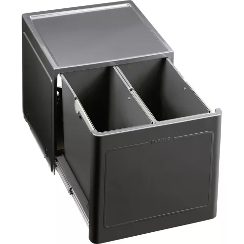 BLANCO hulladékgyűjtő Botton Pro 45/2 manuális KB450mm 2x13 l antracit