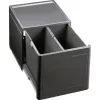BLANCO hulladékgyűjtő Botton Pro 45/2 manuális KB450mm 2x13 l antracit
