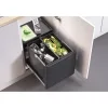 BLANCO hulladékgyűjtő Botton Pro 45/2 manuális KB450mm 2x13 l antracit