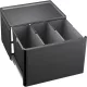 BLANCO hulladékgyűjtő Botton Pro 60/3 manuálisKB 6000mm 3x13 l antracit